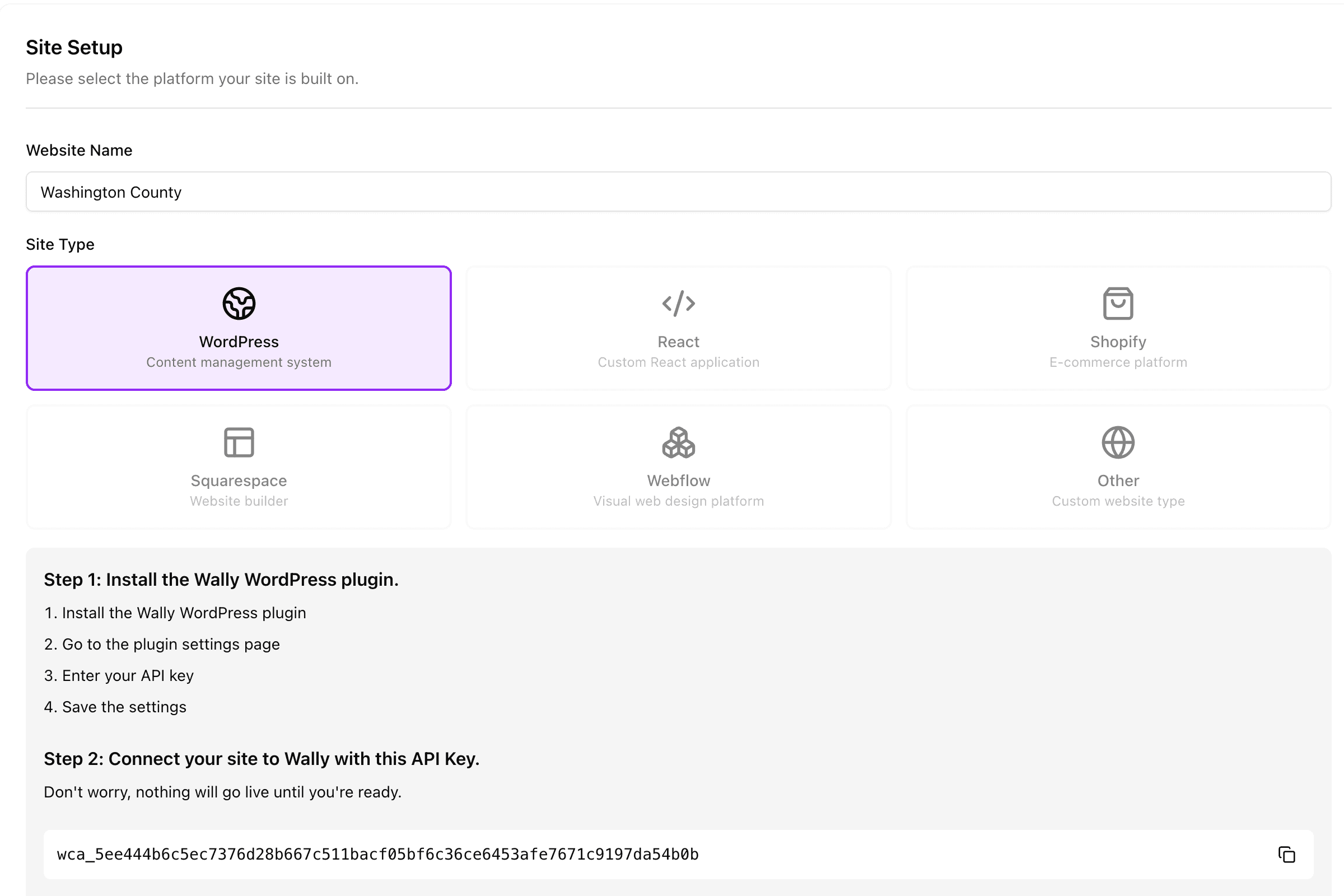 How Connect Your Site works